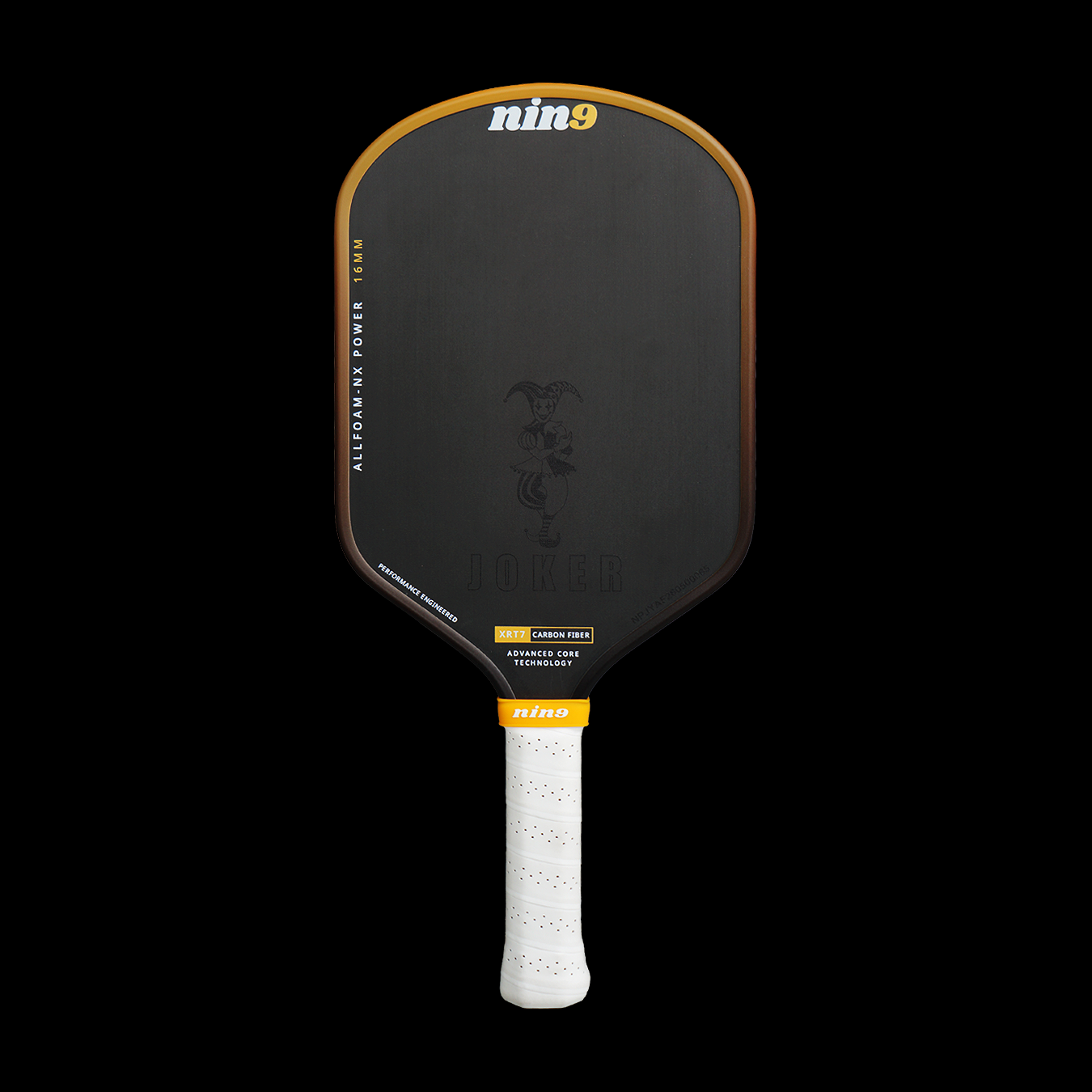 Nine Pickleball Joker High Roller Gold Paddle